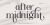 After Midnight Font