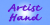 Artist Hand Font