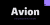 Avion Font