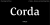 Corda Font