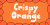 Crispy Orange Font