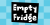 Empty Fridge Font