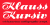 Klauss Kursiv Font