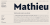 Mathieu Font