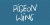 Pigeon Wing Font