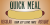 Quick Meal JNL Font