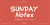 Sunday Notes Font