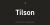 Tilson Font